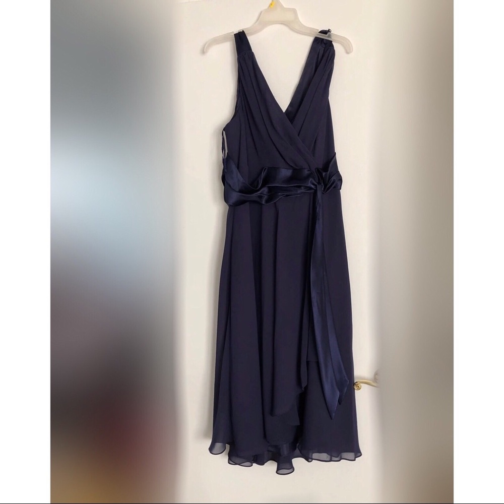 Evan Picone Navy Blue Dress